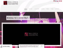 Tablet Screenshot of mallorca-hochzeiten.com